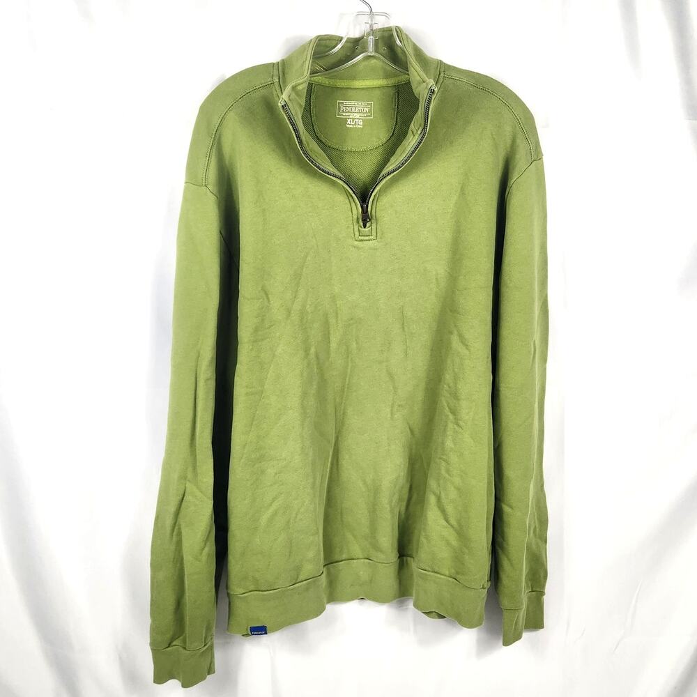 PENDLETON Men's XL 1/4 Zip Pullover 100% Cotton